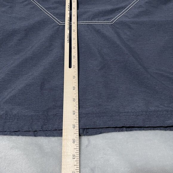 New England Patriots Jacket Men Large Gray Reebok NFL OnField Zip Windbreaker - Picture 12 of 13